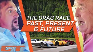 Epic Lamborghini Aventador NSX and Rimac Drag Race  The Grand Tour [upl. by Anilad]