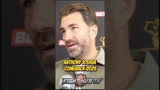 Eddie Hearn REVEALS plans for Anthony Joshua in 2025 [upl. by Yddub]