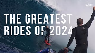 All the Best Big Waves Rides and Wipeouts of 202324 [upl. by Anilek]