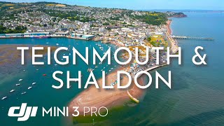 4K Teignmouth amp Shaldon Devon Cinematic Drone Video DJI Mini 3 Pro [upl. by Sumerlin]