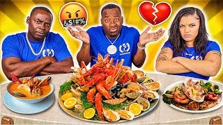 EXPOSING MY DAD amp WIFE SECRET RELATIONSHIP 💔😭 KING CRAB amp SHRIMP SEAFOOD BOIL MUKBANG [upl. by Hanselka]