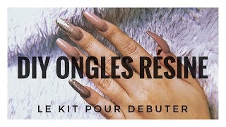 DIY Ongles en résine à la maison le kit de base [upl. by Baxter]