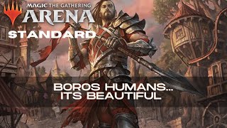 Boros Humans Is The Nuts  Standard  BO1  Mythic [upl. by Hazem]