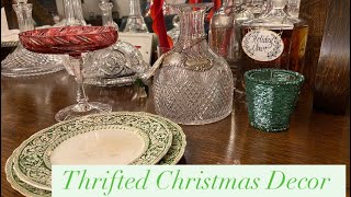 Merry Thriftmas A Year of Thrifted Christmas Decor [upl. by Ayital]