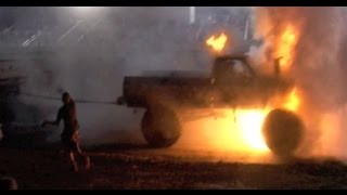 PULL OFF SHOW OFF MUD TRUCK FIRE [upl. by Kaete130]