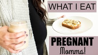 What I Eat In A Day  Pregnancy Edition  2nd Trimester [upl. by Annaid79]