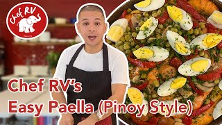 EASY PAELLA Pinoystyle [upl. by Tronna]