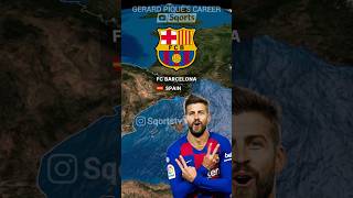 GERARD PIQUÉS CAREER 🇪🇸 shorts spain fyp edit viral football trending barcelona barca new [upl. by Nyleek366]