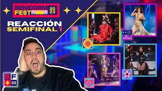 Benidorm Fest 2023 Semifinal 1  REACCION a las ACTUACIONES y FINALISTAS  EUROVISION SPAIN REACTION [upl. by Assiram]