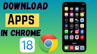 How to Download Apps From Chrome in iPhone  Download Apps From Chrome in iPhone  2024 [upl. by Assilev]