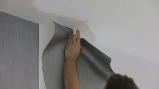 ACM  WALLPAPER APPLICATION WITH NON WOVEN FABRIC BACKING [upl. by Yeleen]