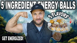 5 Energy Ball Recipes Using Only 5 Ingredients  Healthy amp Delicious [upl. by Eirual]