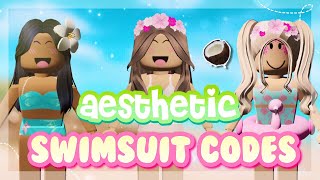 aesthetic swimsuit codes for bloxburg  roblox ♡ [upl. by Hurlow]