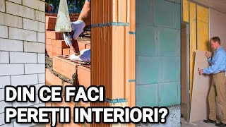 5 materiale pentru peretii interiori din apartament sau casa Analiza comparativa [upl. by Ofori714]