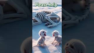 The story of the suffering of a cat in the land of ice cat catvideos shorts catstory2024 [upl. by Trixi898]