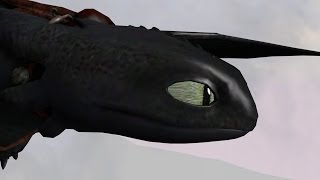 SFM Dragons Toothless Takes To The Skies [upl. by Acinnor290]