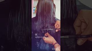 Hair Trimming kaise krte h  salontrimming trending viralvideo vairalshort haircutting [upl. by Annawd]