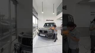 Car polishing PPF shortvideo ppf detailing luxury CarBoLe gclass [upl. by Salena]