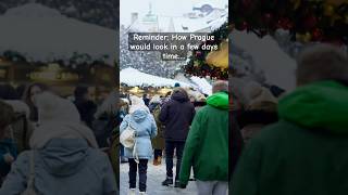 Prague in a few days prague christmasmarkets travel christmas shorts [upl. by Nonad703]