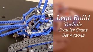 Lets Build  LEGO Technic Crawler Crane Set 42042  Part 3 [upl. by Shippee]