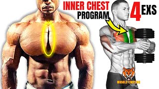 4 BEST INNER CHEST EXERCISES FOR A PERFECT PROGRAM AT GYM [upl. by Andert834]