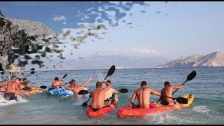 Banculuka naturist beach Baska Krk Croatia [upl. by Doralin]