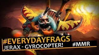 JerAx Gyrocopter  Gameplay Dota 2 MMR [upl. by Christos]