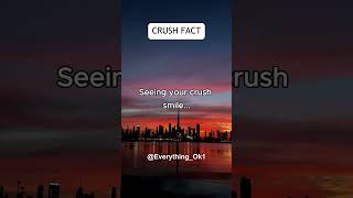 Seeing your crush smile shorts facts crushfact [upl. by Suoinuj]