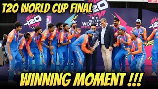 Last Over 🔥 Winning Moment Today Match India Vs South Africa T20 WORLD CUP Final [upl. by Aliwt770]