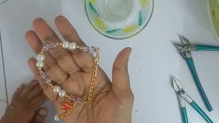 beautiful adjustable bracelet customised bracelet handmade jewellery making video [upl. by Nilcaj]