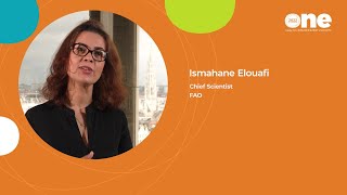 ONE Conference 2022 Interview with Ismahane Elouafi FAO Chief Scientist [upl. by Gratt]