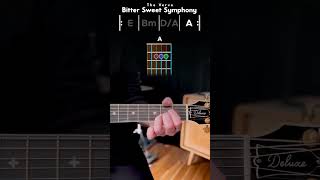 Bitter Sweet Symphony The Verve Guitar Chords Tab guitar guitarist acousticguitar guitarlesson [upl. by Aicel752]