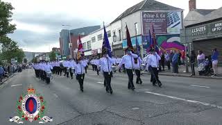 East Belfast Protestant Boys FB  East Belfast Memorial Parade 150624 [upl. by Hanaj]