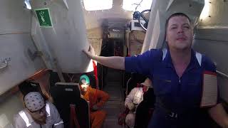 Free Fall Lifeboat Launching FFLB from inside [upl. by Nan]