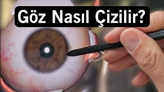 Anatomik Göz Çizim Tekniği [upl. by Helsell209]