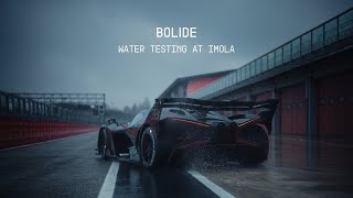 BUGATTI BOLIDE Water Testing at Imola Circuit [upl. by Josefina839]