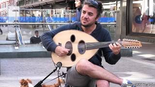 The quotOudquot Musical Instrument from the Middle East London Street Music [upl. by Alpert148]