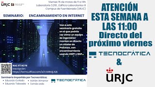 Seminario URJC  Encaminamiento en Internet [upl. by Guillema365]