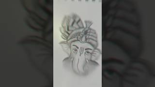 🥰Day 1 Sketch Book Drawing  Draw Of Shree Ganesh  art drawing ganesh sketch [upl. by Narag]