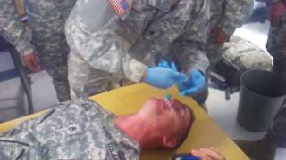 Nasopharyngeal Airway for US Army CLS 2012 [upl. by Joette]