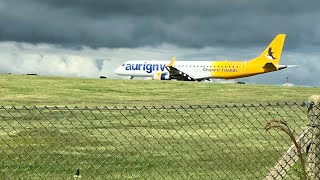 Short ish review on Aurigny Guernseys airline from Guernsey to London City [upl. by Carvey553]