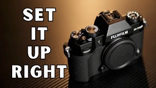 The Ultimate Fujifilm XT50 Setup Guide Set it up right XT50 [upl. by Goerke]