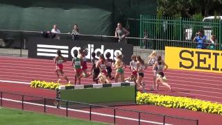 IAAF U20WM Eugene 2014  1500m Frauen Finale [upl. by Tereb529]