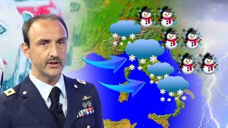 METEO ITALIA  è attesa tantissima neve a bassa quota in Appennino e non solo [upl. by Eendyc327]