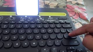 How to Pair Or Connect Logitech K480 Bluetooth Keyboard with mobile phone [upl. by Radnaskela99]