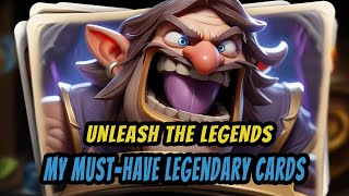 Top 10 MustHave LEGENDARY Cards for Dominating Standard Play in Hearthstone [upl. by Iaria]