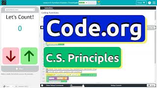 Codeorg Lesson 94 Functions ExploreInvestigate  Tutorial and Answer  Unit 4 CSP [upl. by Ries406]