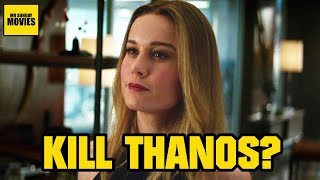 Will Captain Marvel Kill Thanos [upl. by Eusadnilem]