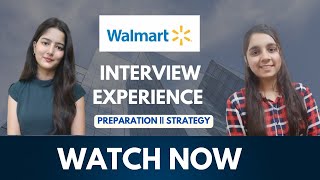 Walmart Interview Experience🔥   SDE Walmart  Preparation Strategy  MUST WATCH [upl. by Ruthann307]