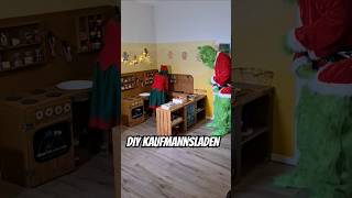 Kaufmannsladen mit funktionierendem Kassen Laufband ✨ der Grinch ist begeistert 😱 kaufladen diy [upl. by Tucky]